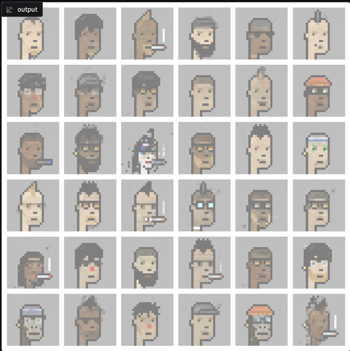 Grey washed out punks